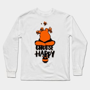 Vintage Anthropomorphic Bear Long Sleeve T-Shirt